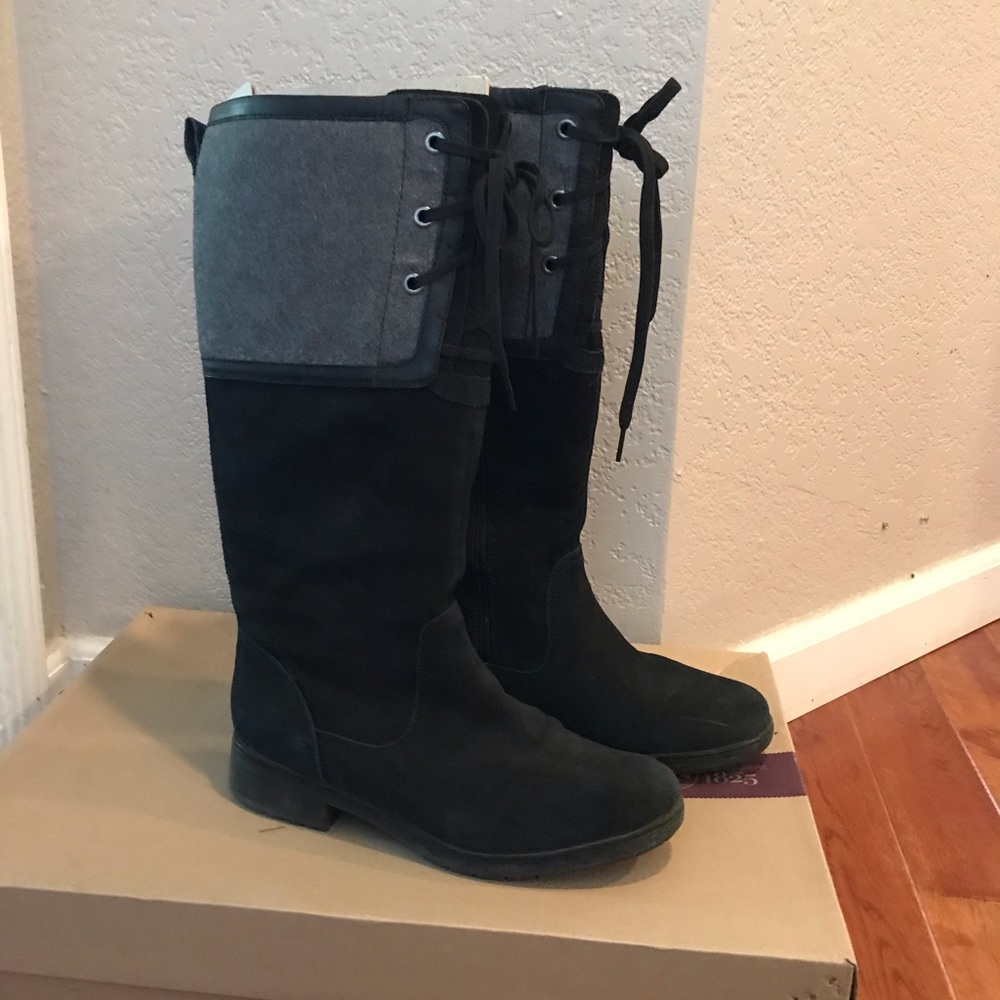 Clark’s black tall boots